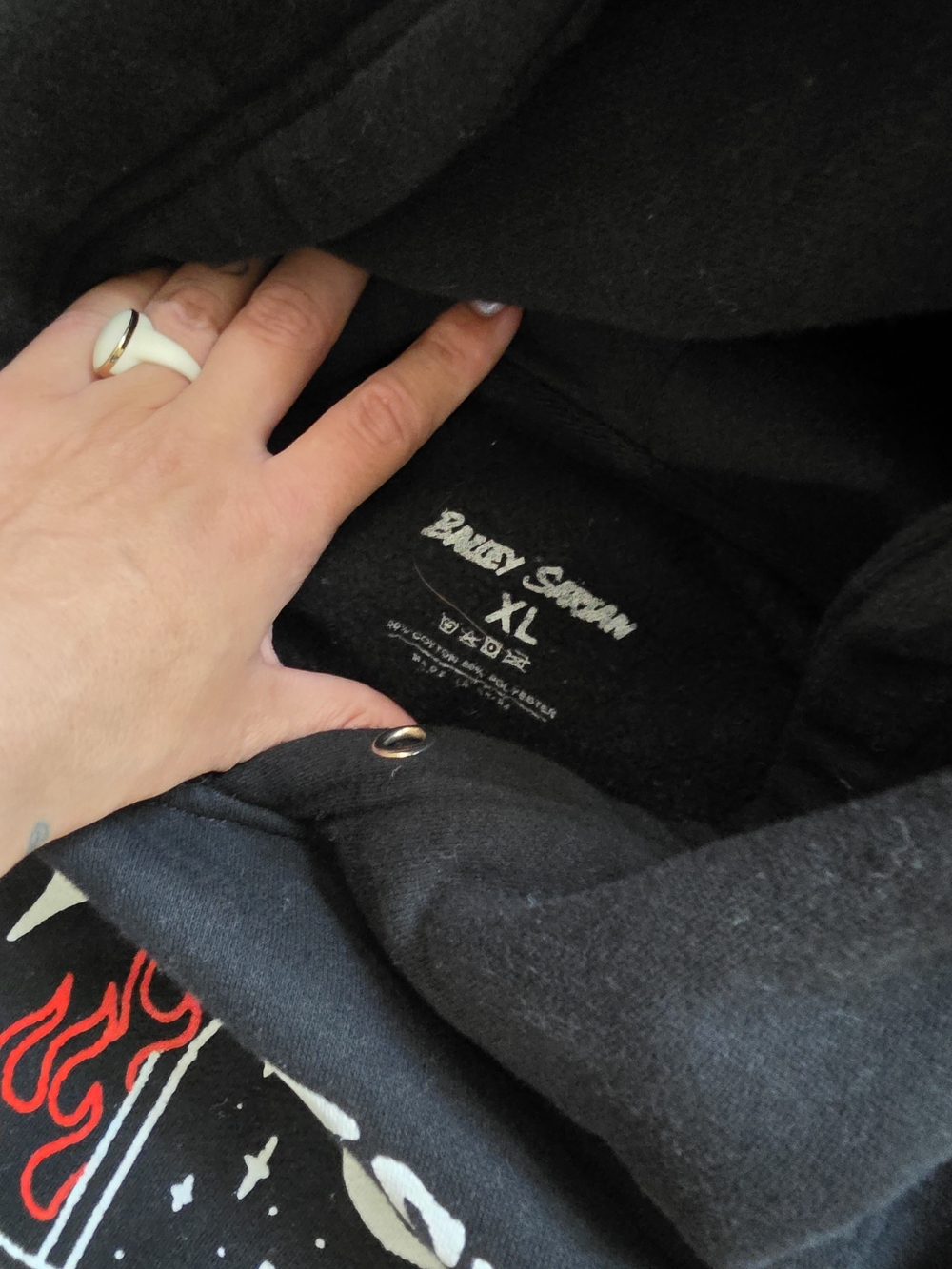 Bailey Sarian Murder Mystery & Makeup Suspish Hoodie XL Sweatpants L Set - Picture 4 of 9
